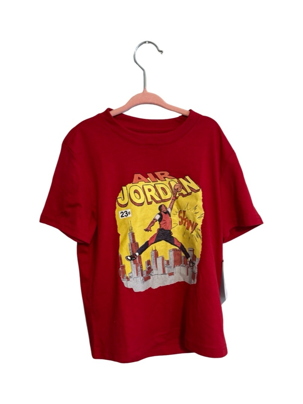 Nike Jordan Flight Comic Slam Graphic T-Shirt Boys Size 5-6 Years NWT